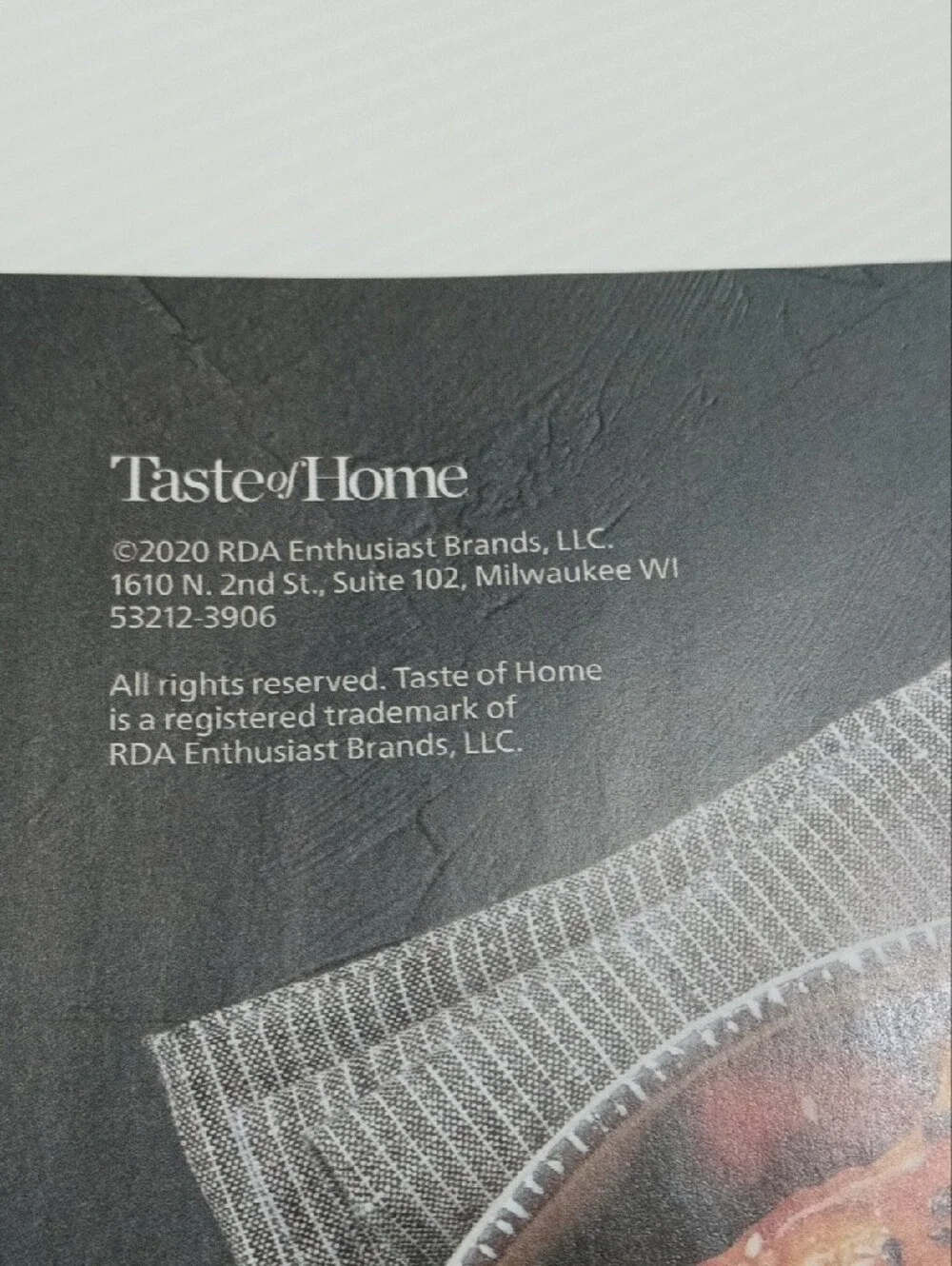 Taste of Home Annual Recipes - Cookbook